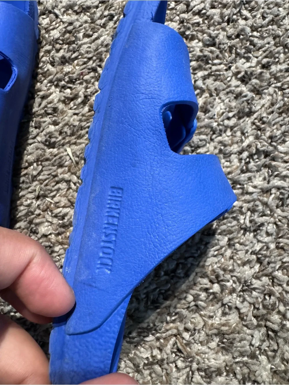 Birkenstock Kids Royal Blue Two-Buckle Slides